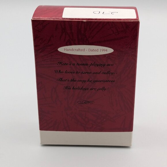 Hallmark Keepsake Practice Makes Perfect 1994 Tennis Player Vintage Ornament - Picture 9 of 11